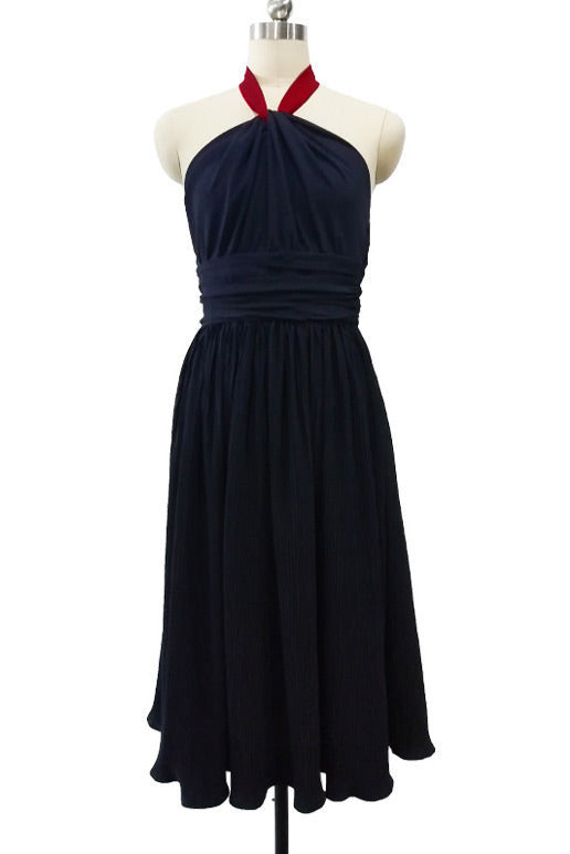 strapless open back dress Celebrity Inspired Halter Cocktail Party Dress – Mislish