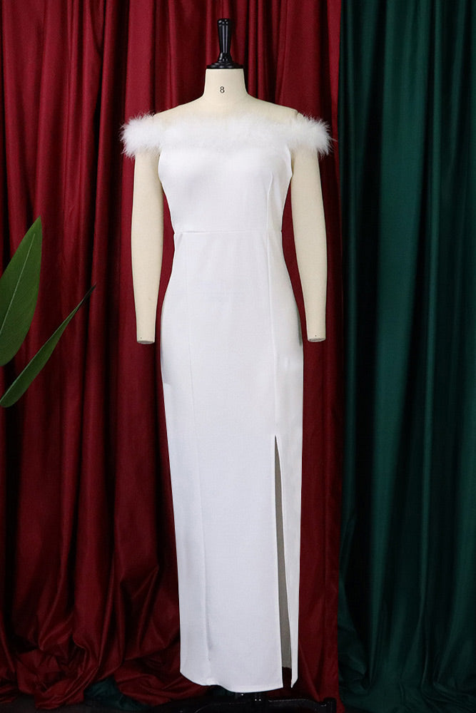 Elegant White Off Shoulder Evening Prom Dress Mislish Elegant White Off Shoulder Evening Prom Dress Mislish