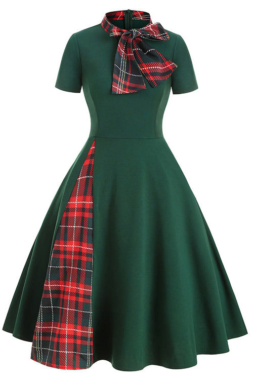 Knee Length Black A-Line Graduation Dress  Mislish