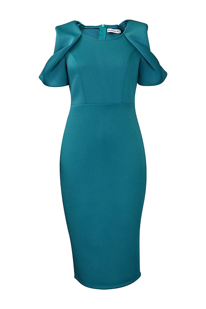 dresses knee length with sleeves Mac Duggal Cocktail main image 0