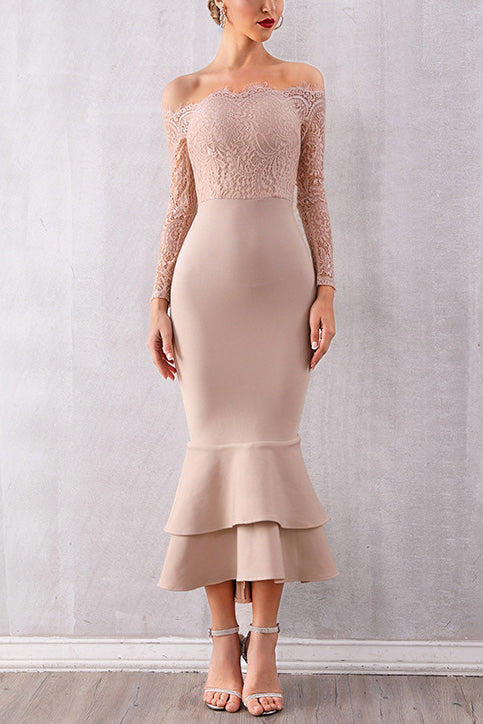 Elegant Cocktail Kate Middleton Lace Dress – Mislish