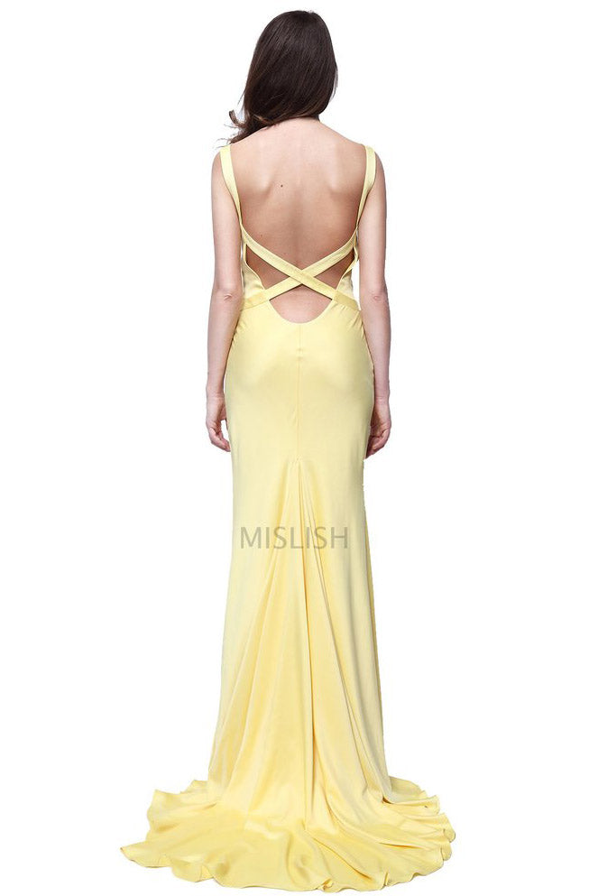 Yellow Long Evening Dress In Movie How to Lose a Guy in 10 Days Mislish Yellow Long Evening Dress In Movie How to Lose a Guy in 10 Days Mislish