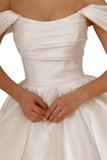 Chic Black Off-Shoulder A-Line Party Homecoming Dress