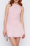 New Backless Mini Sleeveless Party Dress