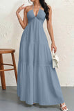 Halter A-Line Maxi Dress