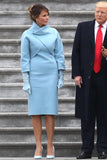 Melania Trump Inauguration Blue Dress