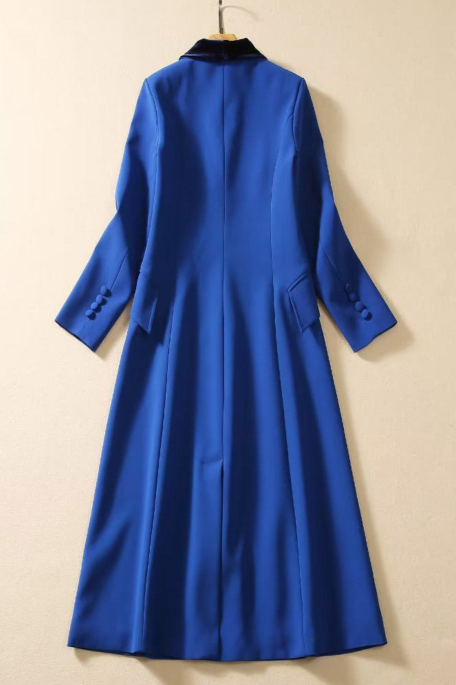 Midi Royal Blue Dress Inspired By Kate Middleton