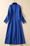 Midi Royal Blue Dress Inspired By Kate Middleton