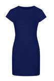 Women's Stylish Grey Slim-Fit Mini Dress