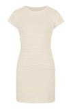 Women's Stylish Grey Slim-Fit Mini Dress