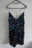 Sexy Deep V-Neck Backless Sequin Club Party Dress