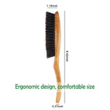 Green Sandalwood Boar Bristle Hair Brush Set - Mislish