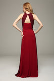 Burgundy Two Tone Prom Dress Inspired By Blake Lively