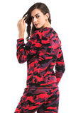 Camouflage Print Long Sleeve Sweatshirt - Mislish