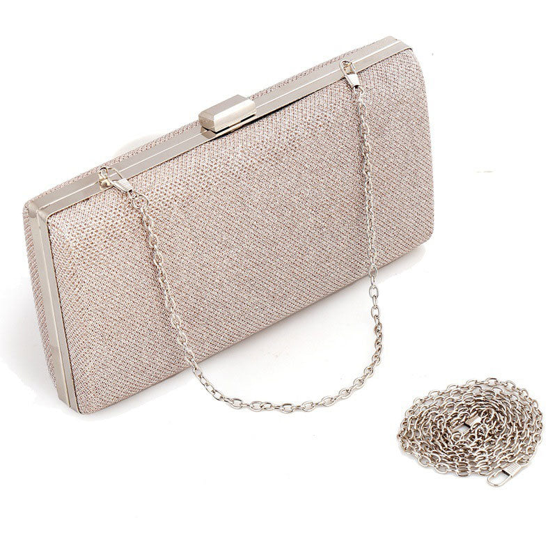 Champagne Sparkly Women's Party Clutch