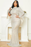 Chic Sparkly Mermaid Formal  Dress Evening Gown