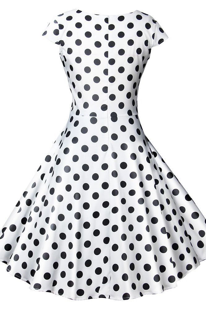 Classic Black and White Polka Dot Dresses – Mislish