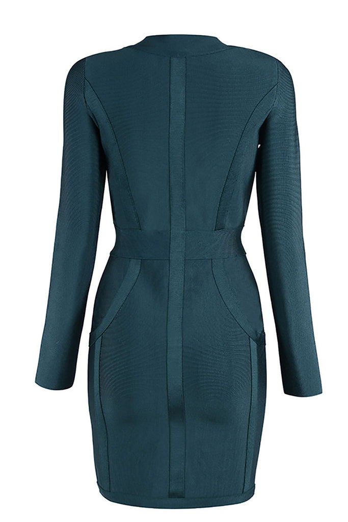 hunter green bandage dress Clothing: Midi Dresses: 'The OG' Olive Midi Bandage Dress