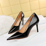 Fashion High Heels Pumps Stiletto Pointed Shoes