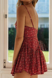 Floral Sleeveless Summer Short Cami Dress - Mislish