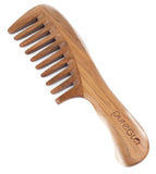 Handmade Wooden Widetooth Hair Comb - Mislish