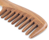 Handmade Wooden Widetooth Hair Comb - Mislish