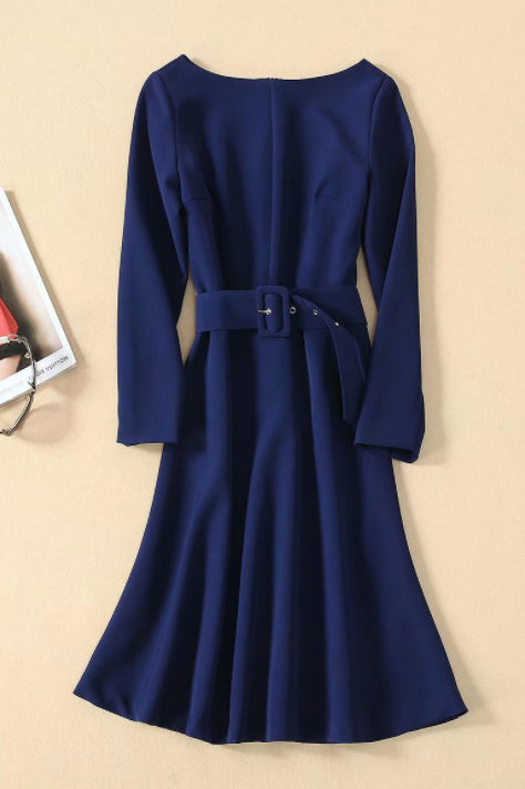 Kate Middleton Dark Navy Fashion Dress With Sleeves Mislish Kate Middleton Dark Navy Fashion Dress With Sleeves Mislish