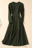 Kate Middleton Elegant Dark Green Dress