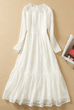 Kate Middleton White Lace Midi Dress