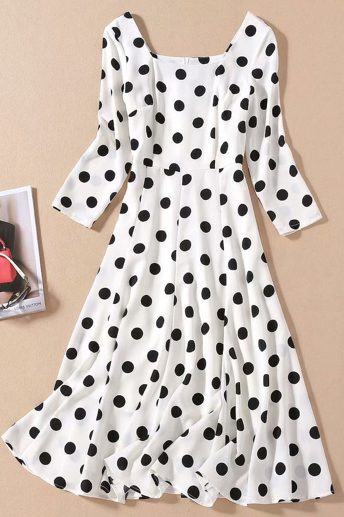 Kate Middleton's Square Polka Dot Print Dress