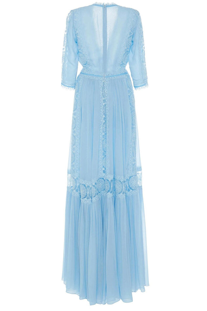Light Sky Blue Formal Gown Evening Dress