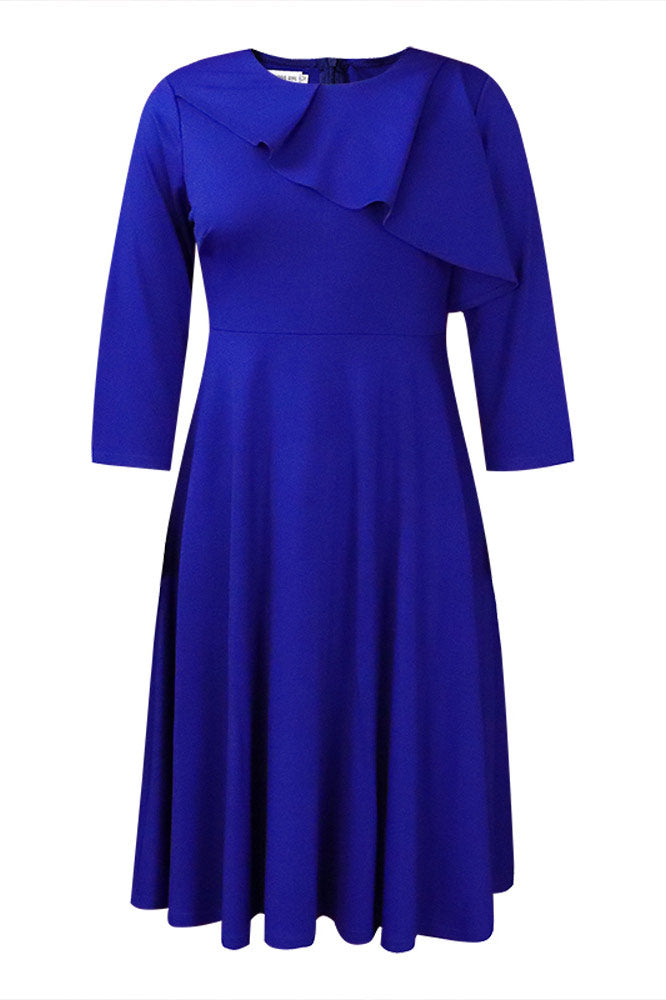 Knee Length Pink A-Line Dress – Mislish
