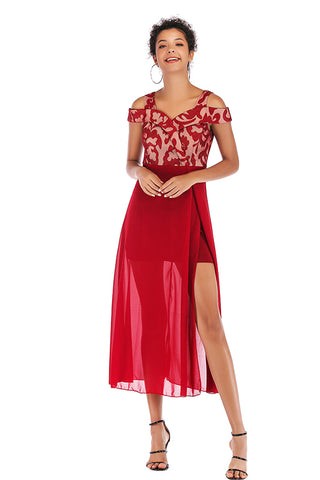 products/Red-Off-the-shoulder-Mesh-Stitched-Chiffon-Dress.jpg