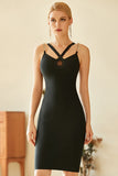 Sexy Black Short Party Club Cocktail Dress 