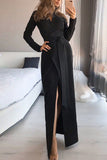 Fashion Long Prom Dress With Sleeves
