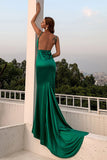 Sexy Blue Backless Evening Dress Prom Gown