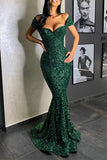 Sexy Dark Green Mermaid Formal Gown Evening Dress