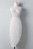 Sexy White Sweetheart Cocktail Party Dresses