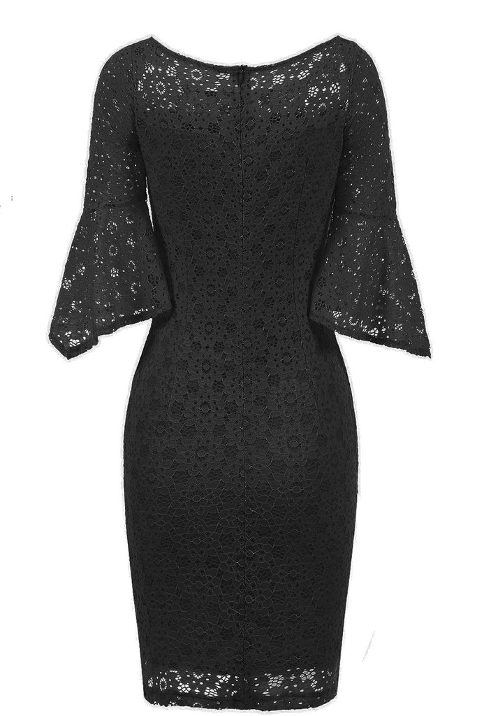 Short Mini Black Lace Bodycon Cocktail Party Dresses – Mislish