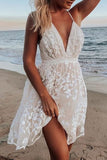 Chic White Off-the-Shoulder A-Line Homecoming Party Dress