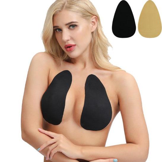 drop cleavage wireless push up bra