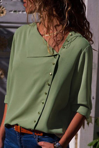 products/Solid_Asymmetric_Buttons_Blouse_3.jpg