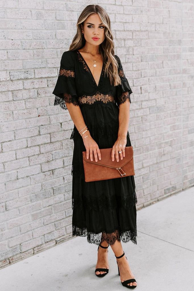 Summer Sexy Casual Women High Waist V-Neck Holiday Beach Dress