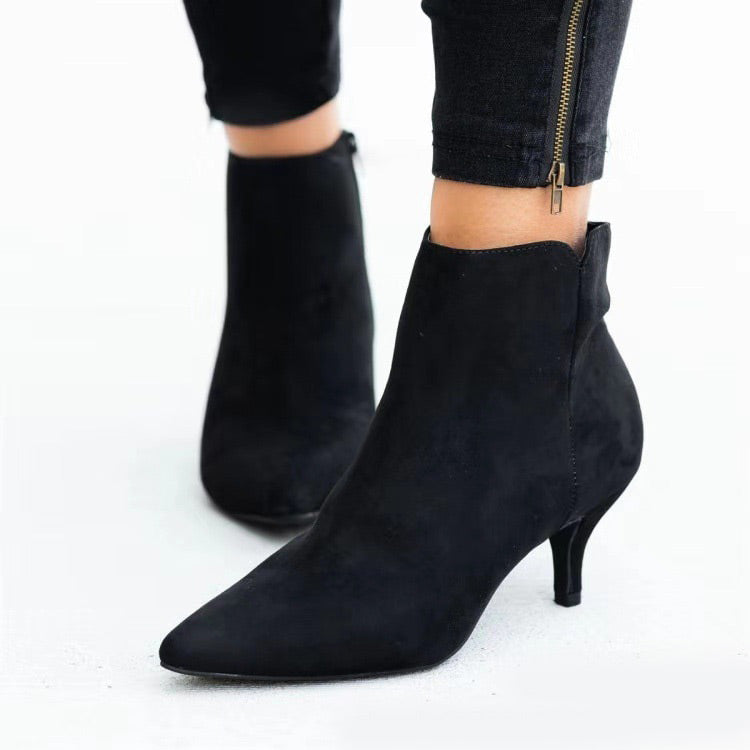 Women's Shoes Fashion Stiletto Pointed Ankle Boots