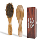 Natural Green Sandalwood Hair Brush - Mislish