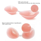 Backless & Push-up Strapless Silicone Adhesive Sticky Invisible Bra - Mislish